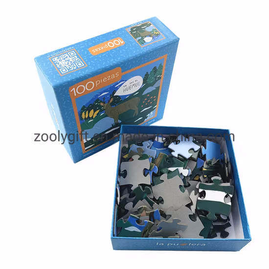 Custom Printed Cardboard Jigsaw Puzzle 3D Puzzle 500/1000PCS DIY Puzzle for Children Kids Puzzle Book Adults Puzzle Games Toys in Box Package OEM/ODM Service