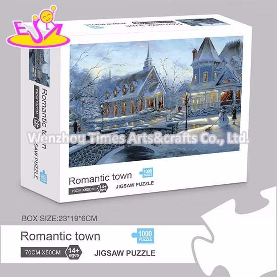 Popular Intelligent Game 1000 Pieces Paper Jigsaw Puzzle for Kids Adults P14A322