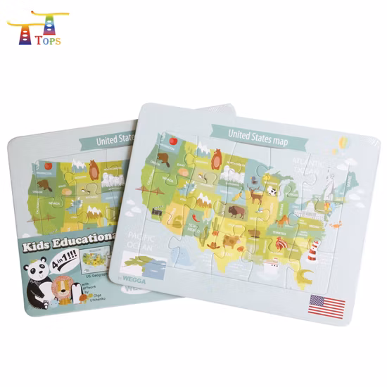 Custom Animal Shape Jigsaw Puzzle for Kids